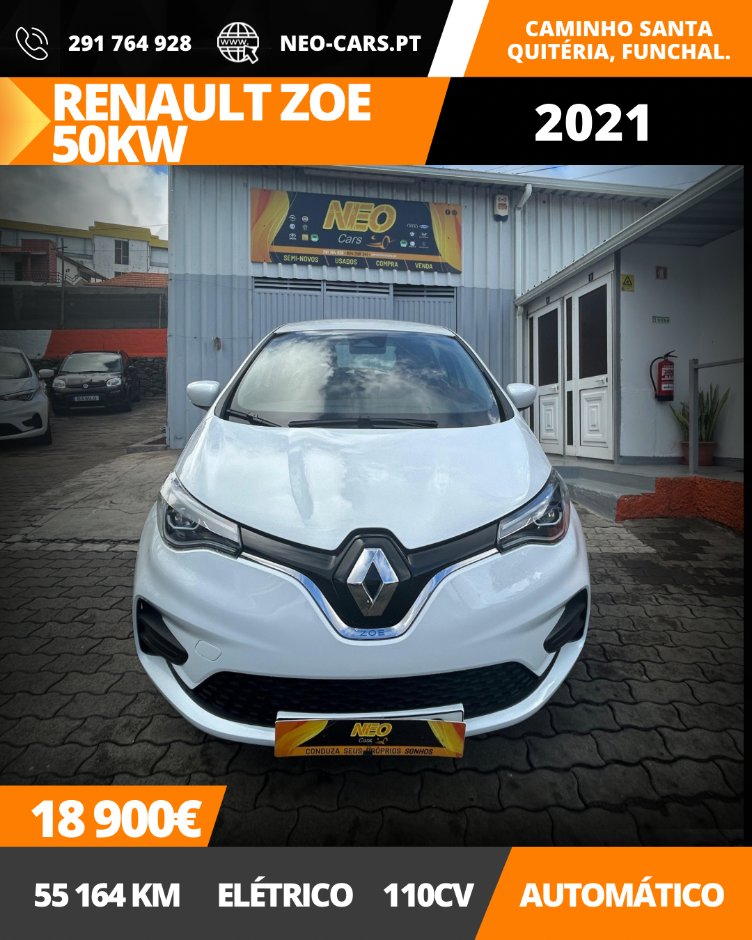 2021 Renault Zoe 52KW
