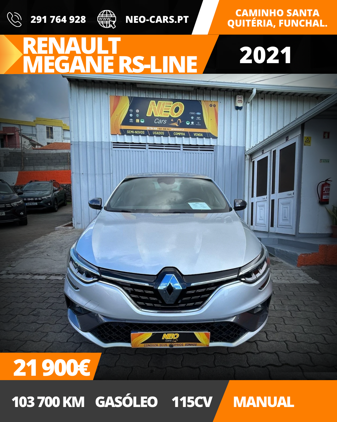 2021 RENAULT MEGANE RS-LINE